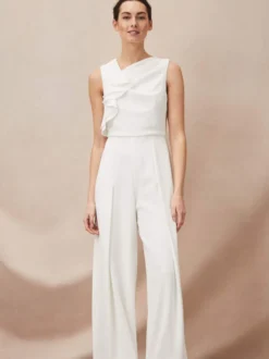 Combinaison de mariage tenue de mère de mariée 2 pièces combinaison sans manche