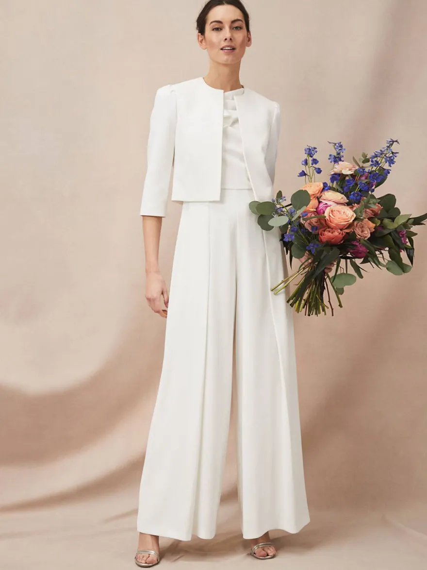 Combinaison de mariage tenue de mère de mariée 2 pièces combinaison sans manche