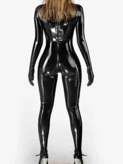 Combinaison en cuir verni Zentail pour femme en latex et ammoniaque