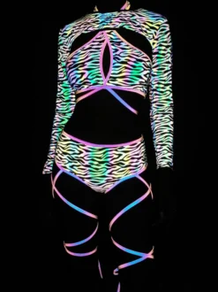 Combinaison imprimée pour Halloween déguisement de cosplay combinaison moulante Zentai pour les fêtes d'Halloween