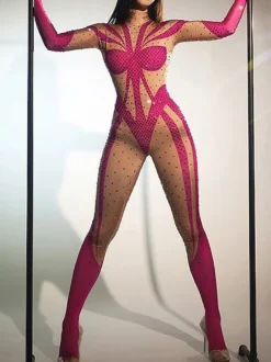 Combinaison imprimée Zentai pour costume de cosplay d'Halloween en polyester style catsuit Zentai