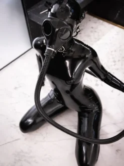 Combinaison intégrale en latex tenue fétichiste moulante tout-en-un