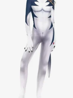 Combinaison moulante moulante pour femme style zentai cosplay animal Halloween.