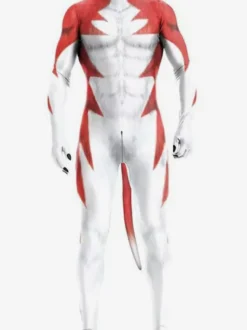 Combinaison moulante moulante pour homme style zentai idéale pour Halloween et le cosplay animal.