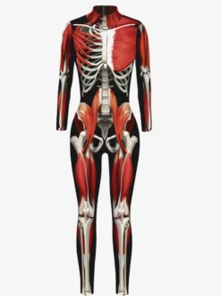 Combinaison néon déguisement impression numérique 3D combinaison phosphorescente UV style Zentai costume de cosplay d'Halloween en polyester.