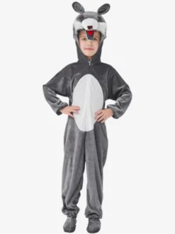 Combinaison pyjama Kigurumi Halloween Animal pour enfant en polyester