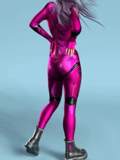 Combinaison sexy pour femme style zentai imprimé robot effet tatouage catsuit sexy