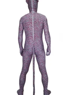 Combinaisons zentai animales Unisexe Rouge Lycra Leopard Zentai Suits