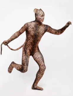 Combinaisons zentai animales Vêtement de zentai léopard à motif léopard en lycra spandex yeux ouverts Déguisements Halloween
