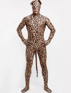 Combinaisons zentai animales Zentai Animal En Lycra Spandex à Motif Léopard Déguisements Halloween