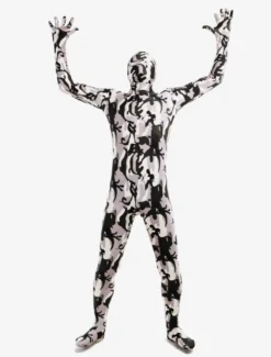 Combinaisons zentai camouflage Costume moderne de zentai enveloppé unisexe en lycra spandex multicolore camouflage Déguisements Halloween