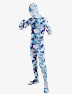 Combinaisons zentai camouflage Costume confortable de zentai enveloppé unisexe en lycra spandex multicolore camouflage Halloween
