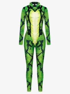 Combinaisons Zentai à motifs body néon costumes impression numérique 3D body phosphorescent UV combinaisons Zentai costume de cosplay d'Halloween en lycra spandex