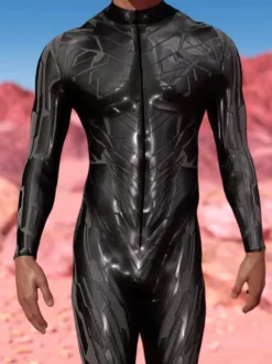Combinaisons Zentai à motifs Combinaison mécanique Steampunk noire Combinaison intégrale Cyberpunk imprimée en 3D