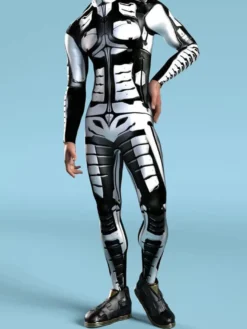 Combinaisons Zentai à motifs Combinaison mécanique Steampunk noire Combinaison intégrale Cyberpunk imprimée en 3D