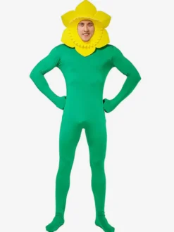 Combinaison tournesol pour adulte déguisement amusant pour Halloween et carnaval