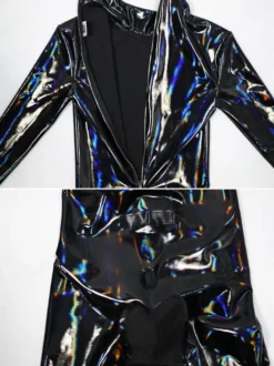 Combinaison Zentai Catsuit Ammonia pour homme Combinaison intégrale en cuir verni