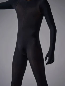 Combinaison zentai en velours de soie collants transparents sans coutures combinaison sexy tout-en-un pour homme