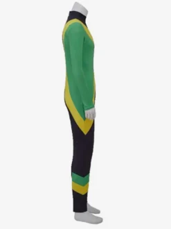 Combinaison Zentai pour homme imprimée en 3D et à blocs de couleur.