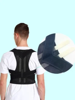 Correcteur De Posture Redresseur De Dos Réglable Support Dorsal Soutien Du Dos Adulte