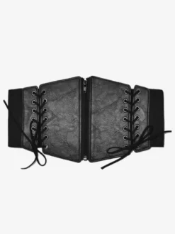 Corset Accessoires Gothique Lolita Noir Lacets Polyester