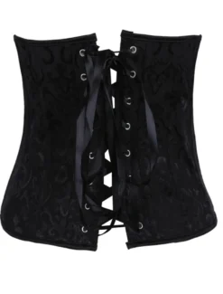 Corset & Bustier Sous-vêtements Femmes Coupe Cintrée Décors avec Boulces Métales Unicolore Sexy