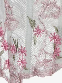 Corsets pour femmes débardeur chic d'intérieur blanc à lacets et bretelles spaghetti imprimé fleurs