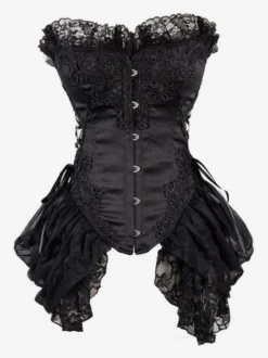 Corset vintage Vêtements vintage pour femmes Polyester