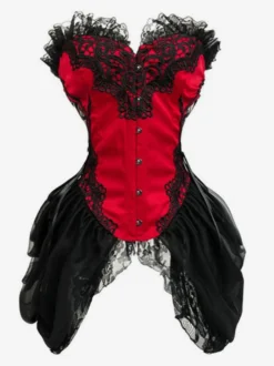 Corset vintage Vêtements vintage pour femmes Polyester