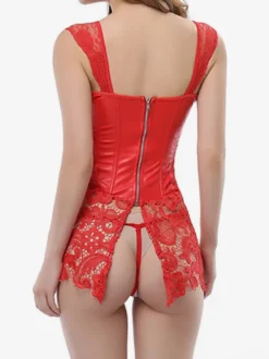Corset vintage Vêtements vintage pour femmes Polyester à lacets Polyester