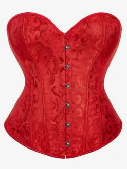 Corset vintage Vêtements vintage pour femmes Œillets en polyester