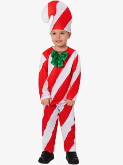 Cosplay De Noël Enfants Costumes De Bonbons De Noël Déguisement