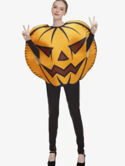 Costume de citrouille d'Halloween pour adultes tenue de spectacle sur scène