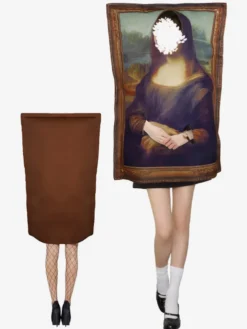 Costume de cosplay Mona Lisa pour Halloween