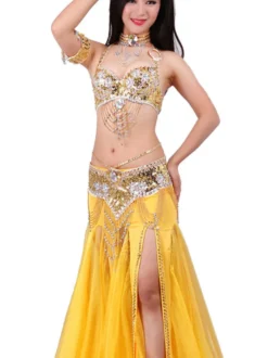 Costume de danse du ventre pour femme ensemble de 5 pièces