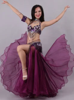 Costume de danse du ventre pour femme ensemble de 5 pièces