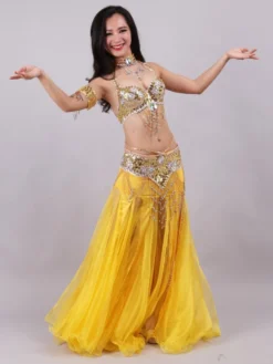 Costume de danse du ventre pour femme ensemble de 5 pièces
