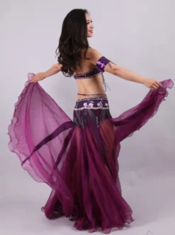 Costume de danse du ventre pour femme ensemble de 5 pièces