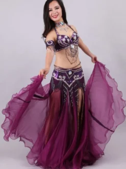 Costume de danse du ventre pour femme ensemble de 5 pièces