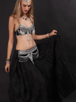 Costume De Danse Du Ventre Tenue De Danse Oriental Jupe Cummerbund Soutien-gorge Robe De Danse Sexy