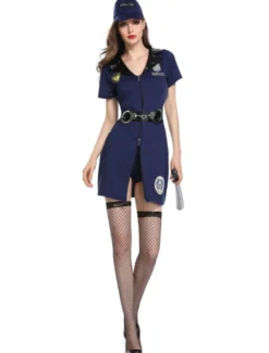 Costume de détective de chat noir Déguisements Halloween Femmes Sexy Costumes Outfit