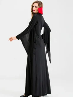 Costume de mariée vampire gothique victorienne d'Halloween robe médiévale en dentelle