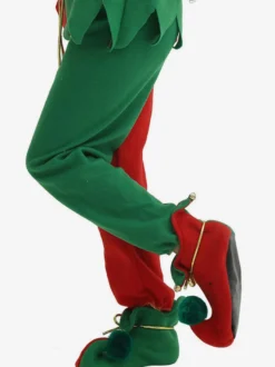 Costume De Noël Cadeaux Noël Enfants Pantalon De Chapeau En Fibre De Polyester Rouge Ensemble De 3 Pièces Costumes De Vacances De Noël