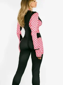 Costume de pilote de course sexy en lingerie polyester