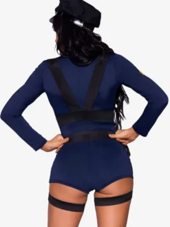 Costume De Police Sexy En Polyester Attrayant
