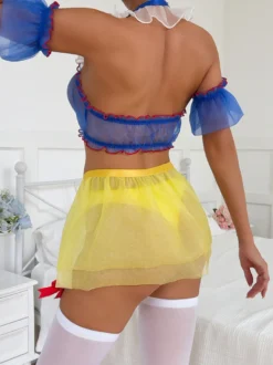 Costume De Princesse Sexy Femme Lingerie Déguisement Ensemble Soutien-Gorge String