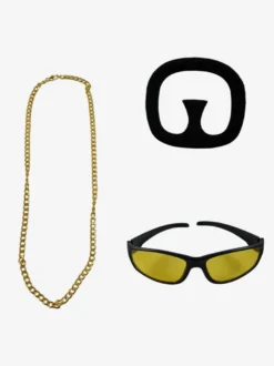 Costume de scène rétro disco en cuir verni brillant déguisement