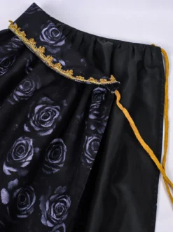 Costume d'Halloween 3 pièces de prince noble médiéval/renaissance : pardessus pantalon et cape