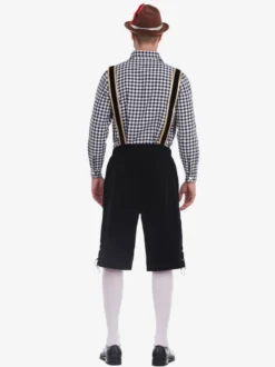 Costume d'Oktoberfest allemand bavarois Lederhosen pour hommes