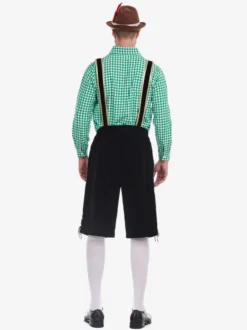 Costume d'Oktoberfest allemand bavarois Lederhosen pour hommes